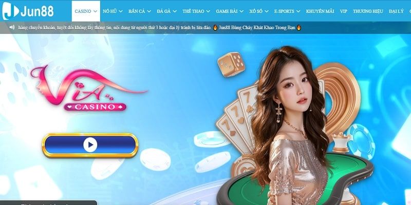 Sòng bài Ưu điểm nổi bật chỉ có tại danh mục sòng bài